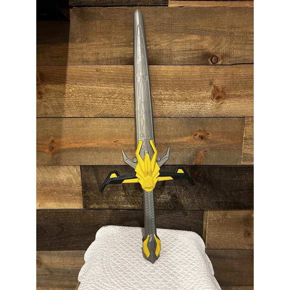 Rare Hasbro Transformers The Last Knight Bumblebee Cosplay Sword Sounds 25" 2017